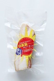 京都のブランド豚肉使用　自家製ベーコン（200g）1本【お中元にも】　丹後クラフトビールとの相性も◎